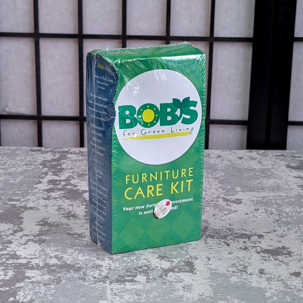 Bobs for Green Living Furniture Care Kit Fabric Rug Cleaner Wood Polish 2pk 8oz